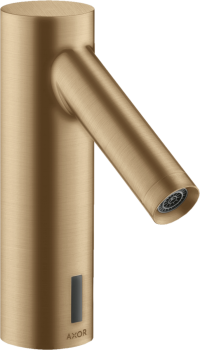 - AXOR Starck Elektroniczna bateria umywalkowa ze wstępną regulacją temperatury, zasilana baterią brąz szczotkowany 10106140 - 10106140 U - Łazienki Szydłowski