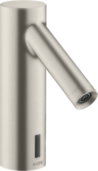  - AXOR Starck Elektroniczna bateria umywalkowa ze wstępną regulacją temperatury, zasilana baterią stal szlachetna optyczna 10106800 - 10106800 - Łazienki Szydłowski