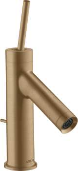 - AXOR Starck Jednouchwytowa bateria umywalkowa 70 do małych umywalek z uchwytem Pin i kompletem odpływowym z cięgłem brąz szczotkowany 10116140 - 10116140 U - Łazienki Szydłowski