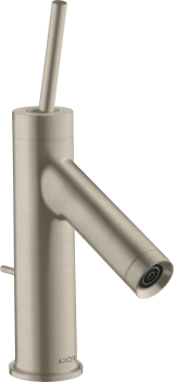  - AXOR Starck Jednouchwytowa bateria umywalkowa 70 do małych umywalek z uchwytem Pin i kompletem odpływowym z cięgłem nikiel szczotkowany 10116820 - 10116820 U - Łazienki Szydłowski