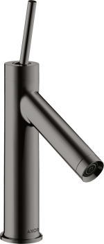  - AXOR Starck Bateria umywalkowa 90 z uchwytem Pin i niezamykanym kompletem odpływowym czarny chrom polerowany 10117330 - 10117330 - Łazienki Szydłowski