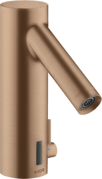  - AXOR Starck Elektroniczna bateria umywalkowa z bieżącą regulacją temperatury, zasilana z sieci 230 V czerwone złoto szczotkowane 10140310 - 10140310 - Łazienki Szydłowski