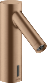  - AXOR Starck Elektroniczna bateria umywalkowa ze wstępną regulacją temperatury, zasilana z sieci 230 V czerwone złoto szczotkowane 10145310 - 10145310 - Łazienki Szydłowski
