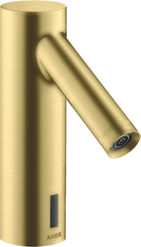  - AXOR Starck Elektroniczna bateria umywalkowa ze wstępną regulacją temperatury, zasilana z sieci 230 V mosiądz szczotkowany 10145950 - 10145950 U - Łazienki Szydłowski