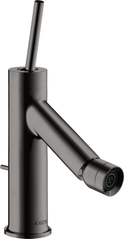 - AXOR Starck Jednouchwytowa bateria bidetowa z uchwytem Pin i kompletem odpływowym z cięgłem czarny chrom polerowany 10211330 - 10211330 - Łazienki Szydłowski