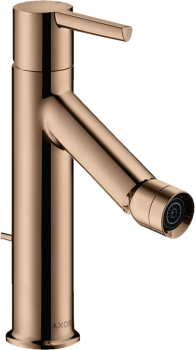- AXOR Starck Jednouchwytowa bateria bidetowa z kompletem odpływowym z cięgłem czerwony złoty polerowany 10214300 - 10214300 - Łazienki Szydłowski