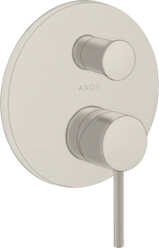  - AXOR Starck Jednouchwytowa bateria wannowa z uchwytem Pin zgodna z normą EN 1717, podtynkowa stal szlachetna optyczna 10418800 - 10418800 - Łazienki Szydłowski