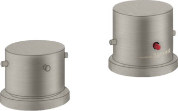  - AXOR Starck 2-otworowa bateria termostatyczna na brzeg wanny z uchwytami Zero 10480800 - 10480800 - Łazienki Szydłowski