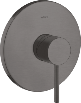 - AXOR Starck Jednouchwytowa bateria prysznicowa z uchwytem Pin, podtynkowa czarny chrom szczotkowany 10616340 - 10616340 - Łazienki Szydłowski