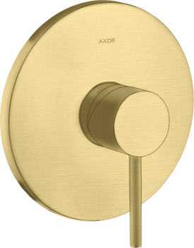  - AXOR Starck Jednouchwytowa bateria prysznicowa z uchwytem Pin, podtynkowa mosiądz szczotkowany 10616950 - 10616950 - Łazienki Szydłowski