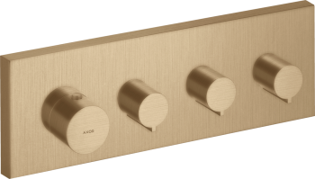 - AXOR ShowerSolutions Moduł termostatyczny 36 x 12cm do 3 odbiorników, podtynkowy brąz szczotkowany 10751140 - 10751140 - Łazienki Szydłowski