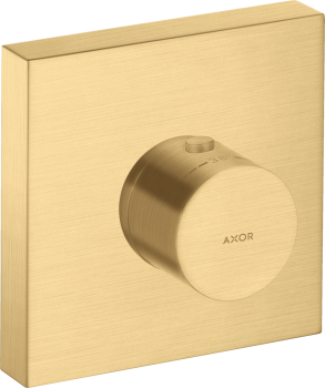  - AXOR ShowerSolutions Bateria termostatyczna 12 x 12 cm, podtynkowa złoty optyczny szczotkowany 10755250 - 10755250 U - Łazienki Szydłowski