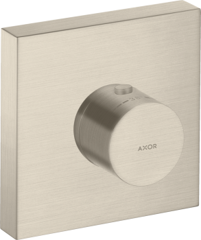  - AXOR ShowerSolutions Bateria termostatyczna 12 x 12 cm, podtynkowa nikiel szczotkowany 10755820 - 10755820 U - Łazienki Szydłowski