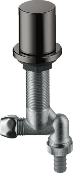 - AXOR Zawór odcinający do montażu w blacie kuchennym czarny chrom polerowany 10823330 - 10823330 - Łazienki Szydłowski