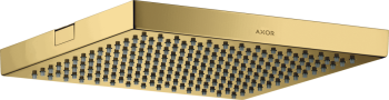  - AXOR ShowerSolutions Deszczownica  24 x 24cm 1jet do montażu w suficie Złoty Optyczny Polerowany 10924990 - 10924990 - Łazienki Szydłowski