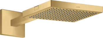  - AXOR ShowerSolutions Deszczownica prysznicowa 24 x 24 cm 1jet z ramieniem prysznicowym złoty optyczny szczotkowany 10925250 - 10925250 U - Łazienki Szydłowski