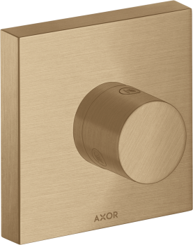 - AXOR ShowerSolutions Zawór odcinająco-przełączający Trio/Quattro 12 x 12 cm, podtynkowy brąz szczotkowany 10932140 - 10932140 U - Łazienki Szydłowski