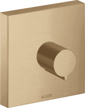  - AXOR ShowerSolutions Zawór odcinający 12 x 12cm, podtynkowy Brąz Szczotkowany 10972140 - 10972140 - Łazienki Szydłowski