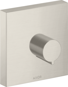  - AXOR ShowerSolutions Zawór odcinający 12 x 12 cm, podtynkowy stal szlachetna optyczna 10972800 - 10972800 - Łazienki Szydłowski