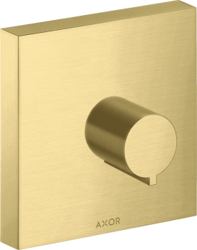  - AXOR ShowerSolutions Zawór odcinający 12 x 12 cm, podtynkowy mosiądz szczotkowany 10972950 - 10972950 - Łazienki Szydłowski