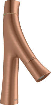  - AXOR Starck Organic 2-uchwytowa bateria umywalkowa 80 z niezamykanym kompletem odpływowym czerwone złoto szczotkowane 12011310 - 12011310 - Łazienki Szydłowski