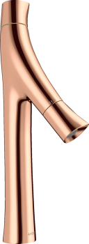 - AXOR Starck Organic 2-uchwytowa bateria umywalkowa 170 z niezamykanym kompletem odpływowym czerwony złoty polerowany 12012300 - 12012300 - Łazienki Szydłowski