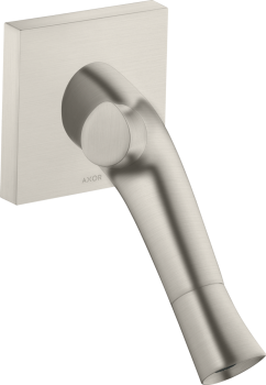  - AXOR Starck Organic 2-uchwytowa bateria umywalkowa z wylewką 18,7 cm, ścienna, podtynkowa stal szlachetna optyczna 12015800 - 12015800 - Łazienki Szydłowski