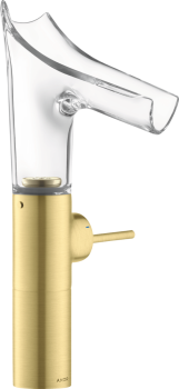  - AXOR Starck V Jednouchwytowa bateria umywalkowa 220 mosiądz szczotkowany 12114950 - 12114950 U - Łazienki Szydłowski