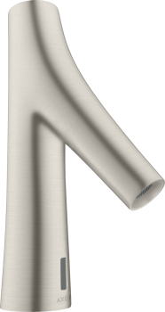  - AXOR Starck Organic Elektroniczna bateria umywalkowa ze wstępną regulacją temperatury, zasilana baterią stal szlachetna optyczna 12172800 - 12172800 - Łazienki Szydłowski