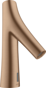  - AXOR Starck Organic Elektroniczna bateria umywalkowa ze wstępną regulacją temperatury, zasilana z sieci 230 V czerwone złoto szczotkowane 12174310 - 12174310 - Łazienki Szydłowski