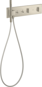  - AXOR ShowerComposition Moduł termostatyczny 470/110 do 2 odbiorników, podtynkowy nikiel szczotkowany 12571820 - 12571820 - Łazienki Szydłowski