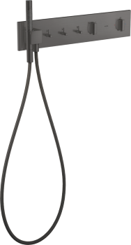  - AXOR ShowerComposition Moduł termostatyczny 540/110 do 3 odbiorników, czarny chrom szczotkowany 12572340 - 12572340 - Łazienki Szydłowski