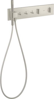 - AXOR ShowerComposition Moduł termostatyczny 540/110 do 3 odbiorników, podtynkowy stal szlachetna 12572800 - 12572800 - Łazienki Szydłowski