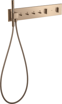  - AXOR ShowerComposition Moduł termostatyczny 610/110 do 4 odbiorników, czerwone złoto polerowane 12573300 - 12573300 - Łazienki Szydłowski