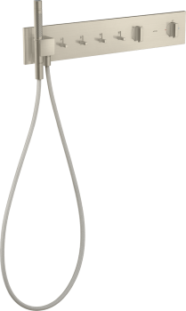  - AXOR ShowerComposition Moduł termostatyczny 610/110 do 4 odbiorników, nikiel szczotkowany 12573820 - 12573820 - Łazienki Szydłowski