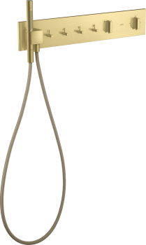  - AXOR ShowerComposition Moduł termostatyczny 610/110 do 4 odbiorników, mosiądz szczotkowany 12573950 - 12573950 - Łazienki Szydłowski