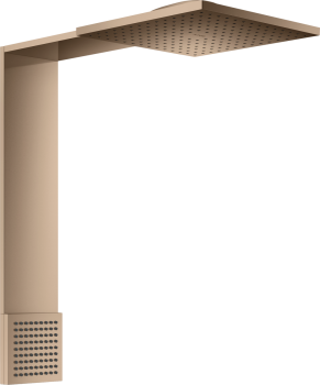  - AXOR ShowerComposition Moduł głowicy prysznicowej 25 x 25 cm 2jet z prysznicem na ramiona czerwony złoty polerowany 12594300 - 12594300 - Łazienki Szydłowski