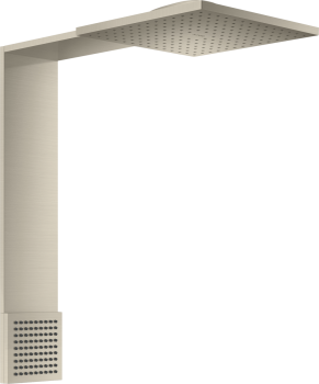  - AXOR ShowerComposition Moduł głowicy prysznicowej 25 x 25 cm 2jet z prysznicem na ramiona nikiel szczotkowany 12594820 - 12594820 - Łazienki Szydłowski