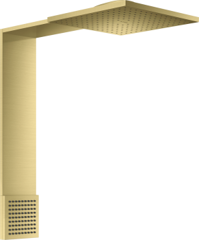  - AXOR ShowerComposition Moduł głowicy prysznicowej 25 x 25 cm 2jet z prysznicem na ramiona mosiądz szczotkowany 12594950 - 12594950 - Łazienki Szydłowski