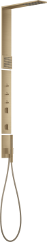 - AXOR ShowerComposition Panel prysznicowy z termostatem, deszczownicą prysznicową 1jet i prysznicem na ramiona, brąz szczotkowany 12595140 - 12595140 - Łazienki Szydłowski
