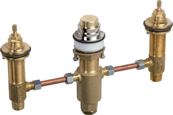  - AXOR Zestaw podstawowy do 3-otworowej baterii na brzeg wanny 15484180 - 15484180 - Łazienki Szydłowski