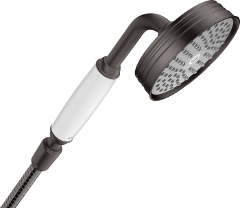 - AXOR Montreux Słuchawka prysznicowa 100 1jet czarny chrom szczotkowany 16320340 - 16320340 - Łazienki Szydłowski