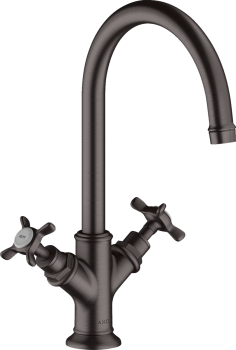 - AXOR Montreux 2-uchwytowa bateria umywalkowa 210 z uchwytami krzyżowymi i niezamykanym kompletem odpływowym 16506340 - 16506340 - Łazienki Szydłowski