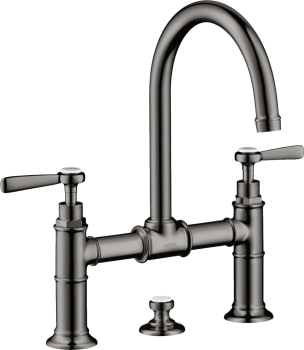  - AXOR Montreux 2-uchwytowa bateria umywalkowa 220 z uchwytami jednoramiennymi i kompletem odpływowym z cięgłem 16511330 - 16511330 - Łazienki Szydłowski