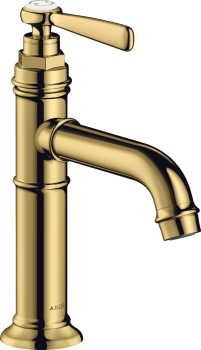 - AXOR Montreux bateria umywalkowa 100 z uchwytem jednoramiennym złoty optyczny polerowany 16516990 - 16516990 U - Łazienki Szydłowski