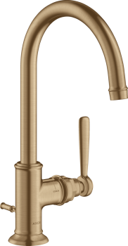 - AXOR Montreux bateria umywalkowa 210 z kompletem odpływowym z cięgłem brąz szczotkowany 16517140 - 16517140 - Łazienki Szydłowski