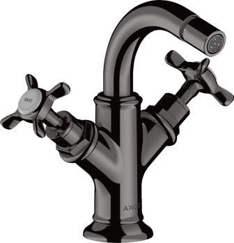 - AXOR Montreux 2-uchwytowa bateria bidetowa z uchwytami krzyżowymi i kompletem odpływowym z cięgłem 16520330 - 16520330 - Łazienki Szydłowski