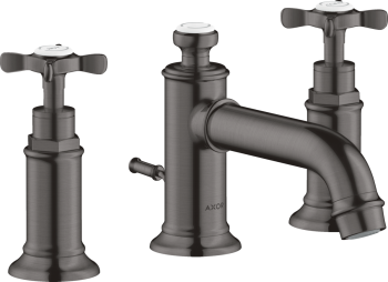 - AXOR Montreux 3-otworowa bateria umywalkowa 30 z uchwytami krzyżowymi i kompletem odpływowym z cięgłem 16536340 - 16536340 - Łazienki Szydłowski