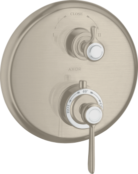 - AXOR Montreux Bateria termostatyczna  podtynkowa nikiel szczotkowany 16821820 - 16821820 - Łazienki Szydłowski