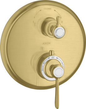  - AXOR Montreux Bateria termostatyczna podtynkowa mosiądz szczotkowany 16821950 - 16821950 U - Łazienki Szydłowski